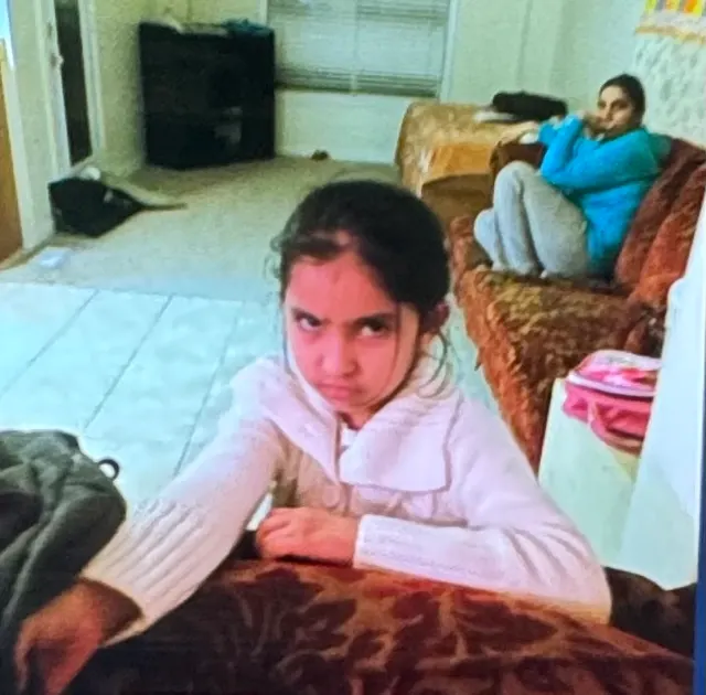 Little Sweety as a child